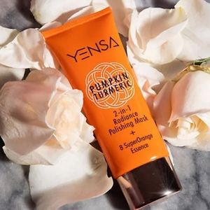 YENSA Pumpkin Turmeric 2-in-1 Radiance Polishing Mask Size 2.5oz